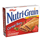 Kellogg's Nutri-Grain soft baked strawberry breakfast bars Left Picture